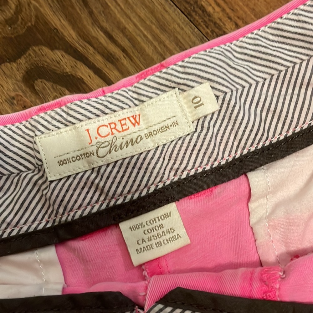 Pink J Crew Shorts - Picture 3 of 3